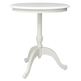 Product Image Simply Shabby Chic Pedestal Table - White