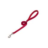 Nylon FLEECE Lined Lead Three-fourths inch x Four feet (Red) by Weaver Leather