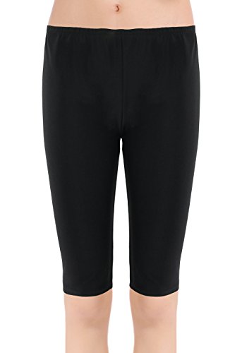 JustinCostume Women's Spandex Biker Tight Yoga Workout Capri Leggings Shorts