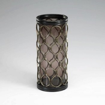 Cyan Lighting 02006 Large Gold Mesh Candle Holder,