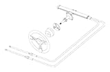 Teleflex SB27150P NFB 90 Degree Bezel Marine Rotary Steering Kit