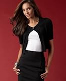 INC International Concepts? Cropped Short-Sleeved Cardigan Sweater