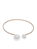 Silver One Pulseras Dúo Perla Oro Rosa