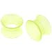 Lime Green Flexible Silicone Flesh Tunnel Plugs - 0G - Sold as a Pair