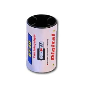 10 pcs D-shell Battery Adapters for AA batteries