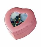 Royce Leather Sweetheart Framed Everything Box - Carnation Pink by Royce Leather