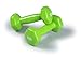 SPRI Deluxe Vinyl Dumbbells (Green, 3-Pound, set of 2)