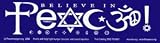 Believe in Peace Bumper Sticker
