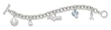 Los Angeles Dodgers MLB Charm Bracelet