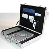 17 Aluminium Hard Laptop Notebook Case with Combination Locks