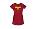 Search : Wonder Woman Standard Icon Red Juniors T-shirt Tee
