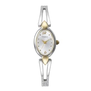 Caravelle by Bulova Women's 45L115 Silver White Dial Bangle Watch