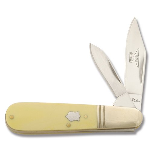 Rough Rider Mini Leg Fold Knife 1 1/8in., SS clip blade, White pearl handle