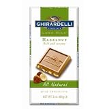 Ghirardelli Chocolate Luxe Milk Chocolate Bar with Hazelnuts, 3 oz