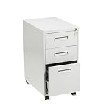 HON COMPANY / 1600 Series mobile pedestal file, m pull drawer: box/box/file, 20d, light gray / HON1623MQ / Sold as 1 Each / Mfr Part # 1623MQ \*/ 1600 Series mobile pedestal file, m pull drawer: box/b