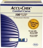 HealthPersonalCare: ACCU CHEK COMFORT CURVE STRIPS