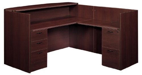 Cherryman Amber L Shaped Reception Desk Station