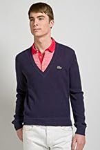 Red! Collection Alpaca Links V-Neck Sweater