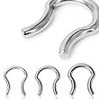 316L Surgical Steel Septum Retainer - 16G - (1.2mm) - Sold Individually