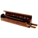 Wooden Box Incense Burner (Carved)