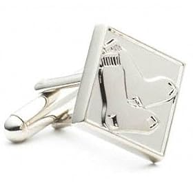 Boston Red Sox Sterling Silver Pair of Cufflinks