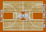 Illinois Fighting Illini 3 10 x 5 4 Home Court Area Rug