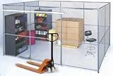 Wire Mesh Partition Security Room 20x20x10 Without Roof - 3 Sides