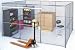 Office Products : Wire Mesh Partition Security Room 30x20x10 Without Roof - 4 Sides