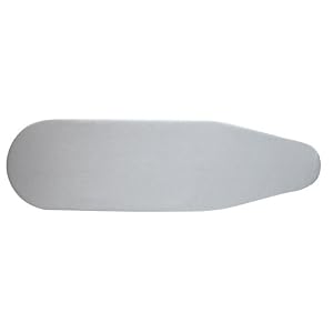 Household Essentials Stow Away Replacement Pad and Cover for In-Wall Ironing Board, Silver Silicone