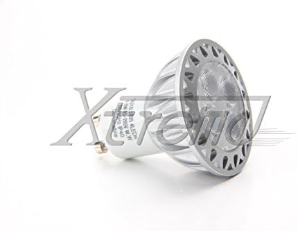 Xtreme LED® 4.5W Dimmable GU10 MR16 LED Bulbs, 50W Equivalent, 320lm, 30° Beam Angle, White (6000K) , 85 - 265 Operation Voltage, Recessed Lighting, Track Lighting