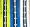 Spike Lighted Dog Collar - Blue - Medium/Large