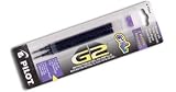 Rollerball Pen Refill, G2 Gel Ink/Dr. Grip Gel/ExecuGel, Fine Tip, Purple, 2/Pk PIL77244