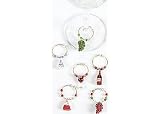 Set of 6 Wine and Cheese Charms 18 319