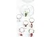 Set of 6 Wine and Cheese Charms 18 319