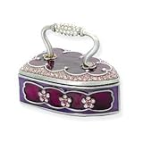 Antique Iron Jeweled Trinket Box