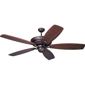 Monte Carlo 5SITB St. Ives, 5-Blade Ceiling Fan, Tuscan Bronze Finish