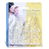 Silicone Nipples Medium Flow 6-Pack by Luv n' care Ltd.