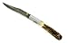 Damascus Patterned Steel 4 Inch Folding Bolster Pocket Knife with all natural Sambar ...