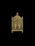 Metropolitan N2310 Sconce Antique French Gold Clear Glass