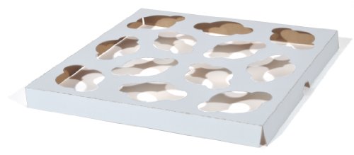 Southern Champion Tray 10018 Clay Coated Kraft Paperboard  12-ct Mini Cupcake Insert, 8-7/8