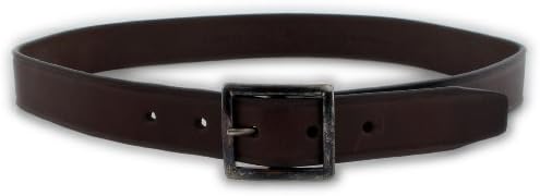 Valerie Stevens Dark Brown Centerbar Leather Belt Small Dark Brown