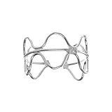 Sterling Silver Thin Open Curved Bands Toe Ring