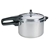 New T-Fal/Wearever Mirro 8qt Pressure Cooker Polished Aluminum Exterior Natural Interior