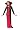 Girls Victorian Vampiress Costume Size Large 12-14