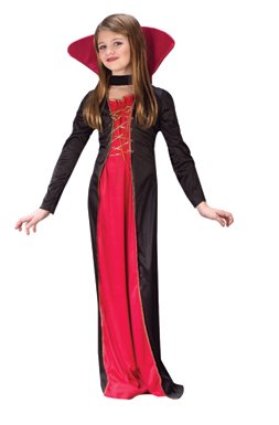 Victorian Vampiress Girl Child Halloween Costume