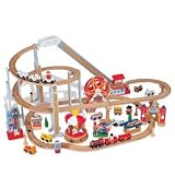 Maxim Wooden Roller Coaster Park Playset