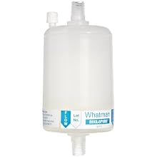 Whatman 2742M Polycap TC 75 Polyethersulfone Membrane Capsule Filter with MNPT Inlet and Outlet, 60 psi Maximum Pressure, 0.2 Micron (Pack of 5)