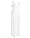 BIUBIU Women's Boho Summer V neck Chiffon Beach Maxi Dress Style #7 White 2XL