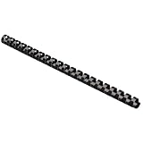 Produkt-Bild: Hama Plastikbinder&uuml;cken rund mit 21 Ringen 12 mm (25 St&uuml;ck) schwarz