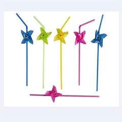 Trinkhalme Garten-Party Sommerfest, 24 cm, 8 Stk.